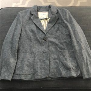 Gray Wool Blazer from Anthropologie